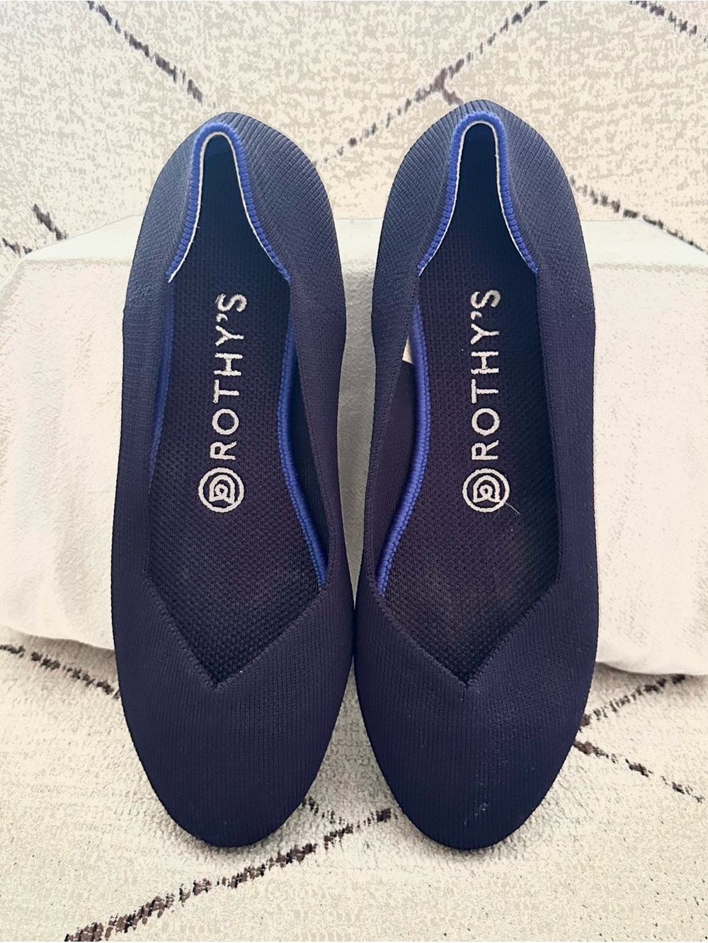 Rothy's Navy Blue Women's Ballet Flats